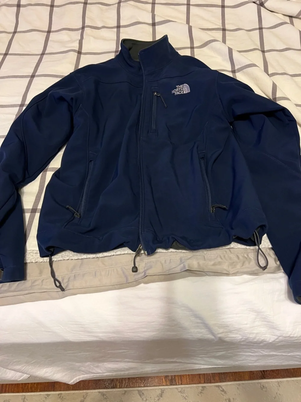 The North Face Men's Dark Blue Lightweight Softshell Jacket